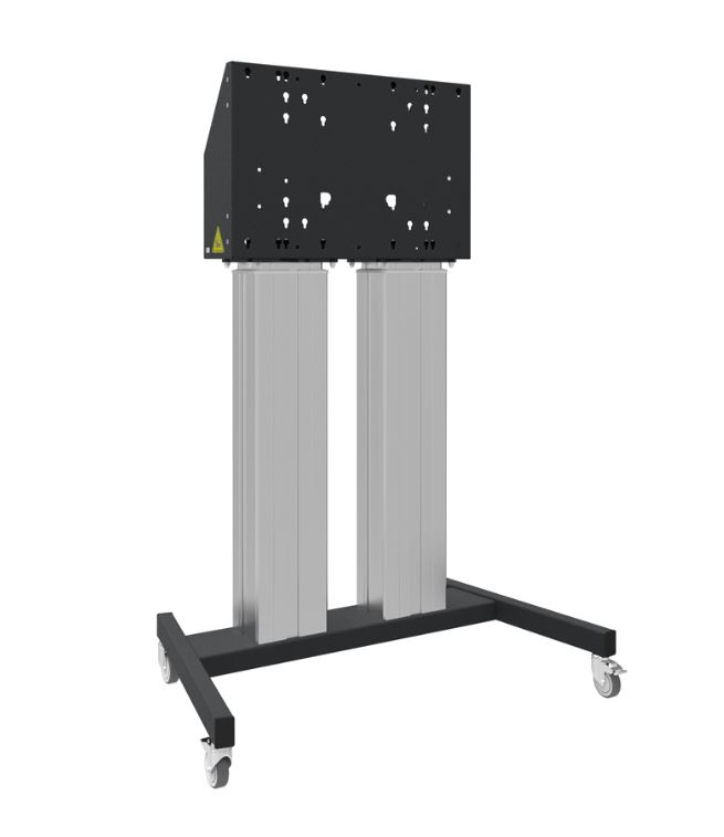 Floor lift XL on wheels for touch screen max. 98 inch, 160 kg BLACK*