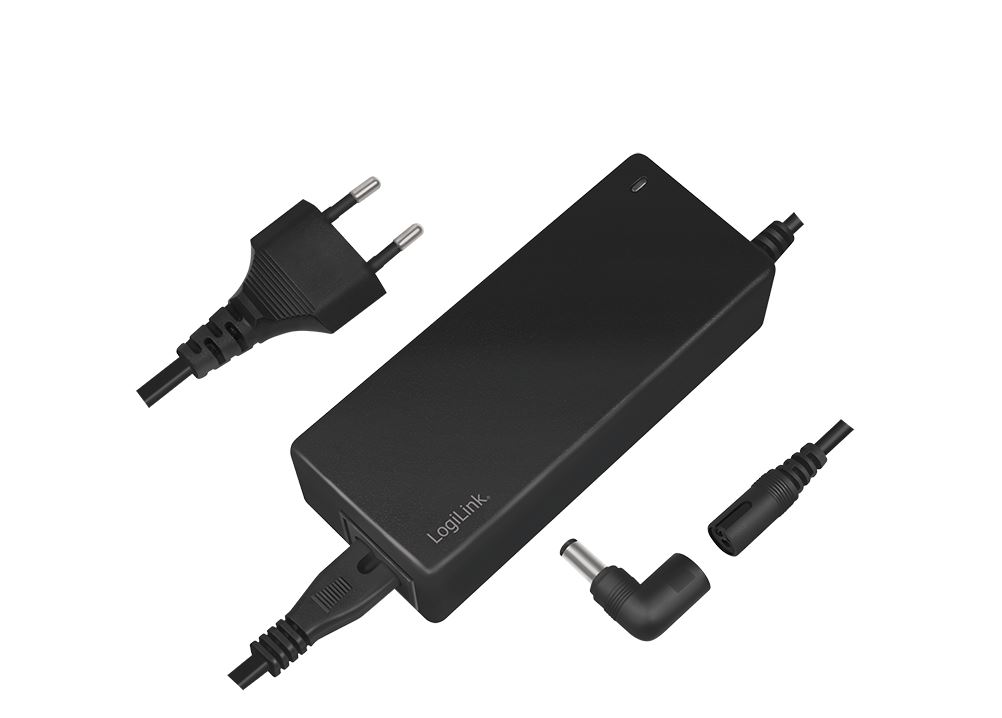 Notebook power supply with USB port, 90 W — produktfoto