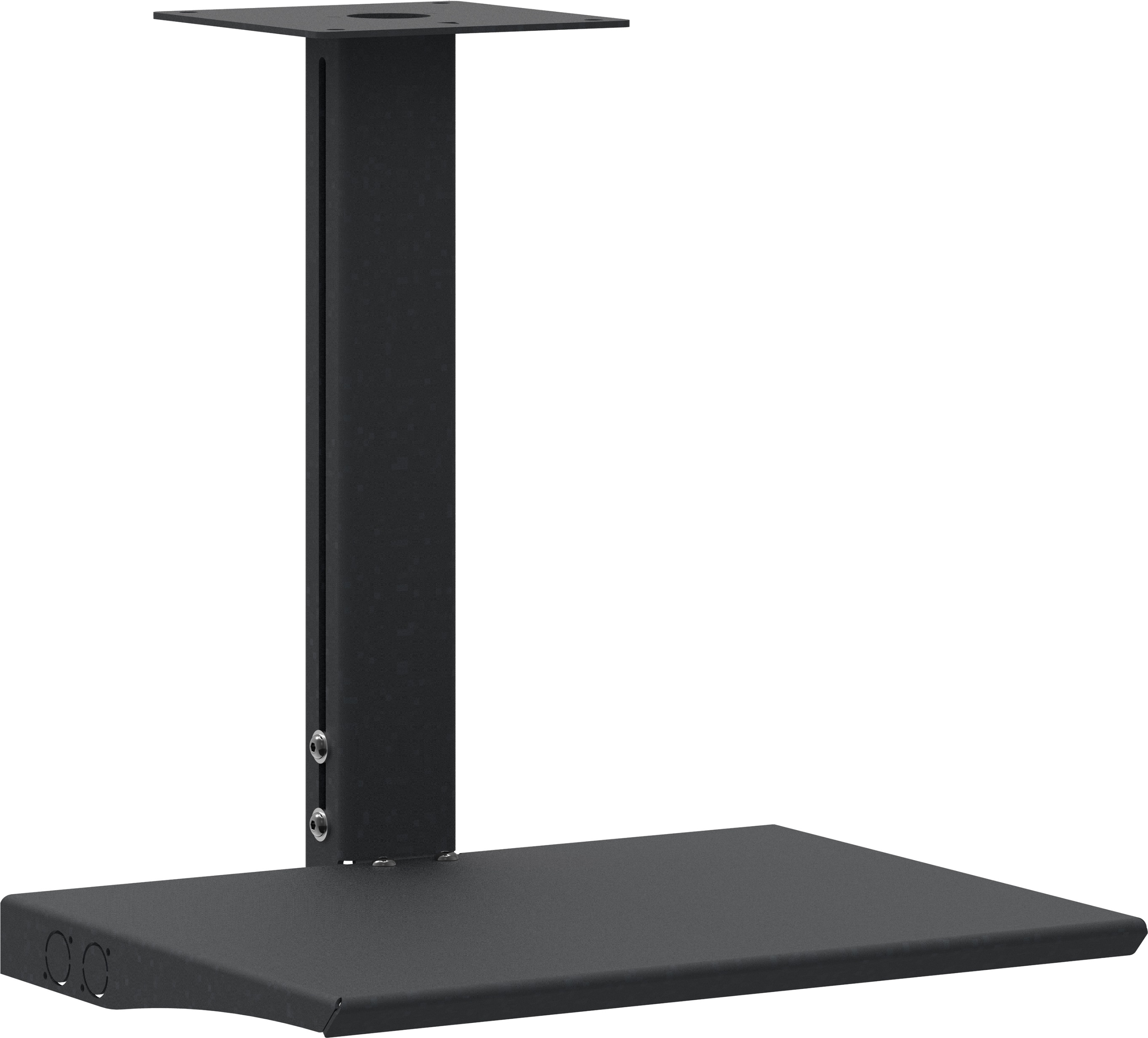 Laptop support for double columned lifts with anti-collision