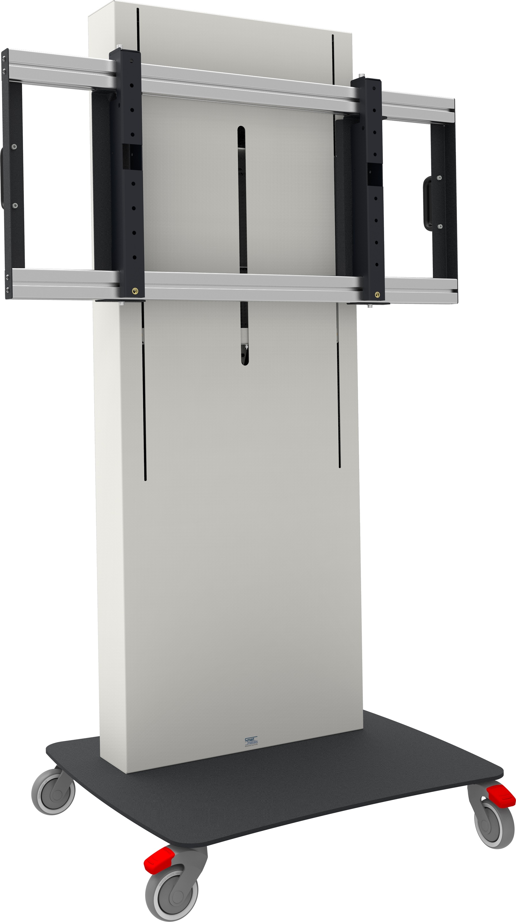 Business & VC trolley, with electrical height adjustment, max. 86 inch, 100 kg