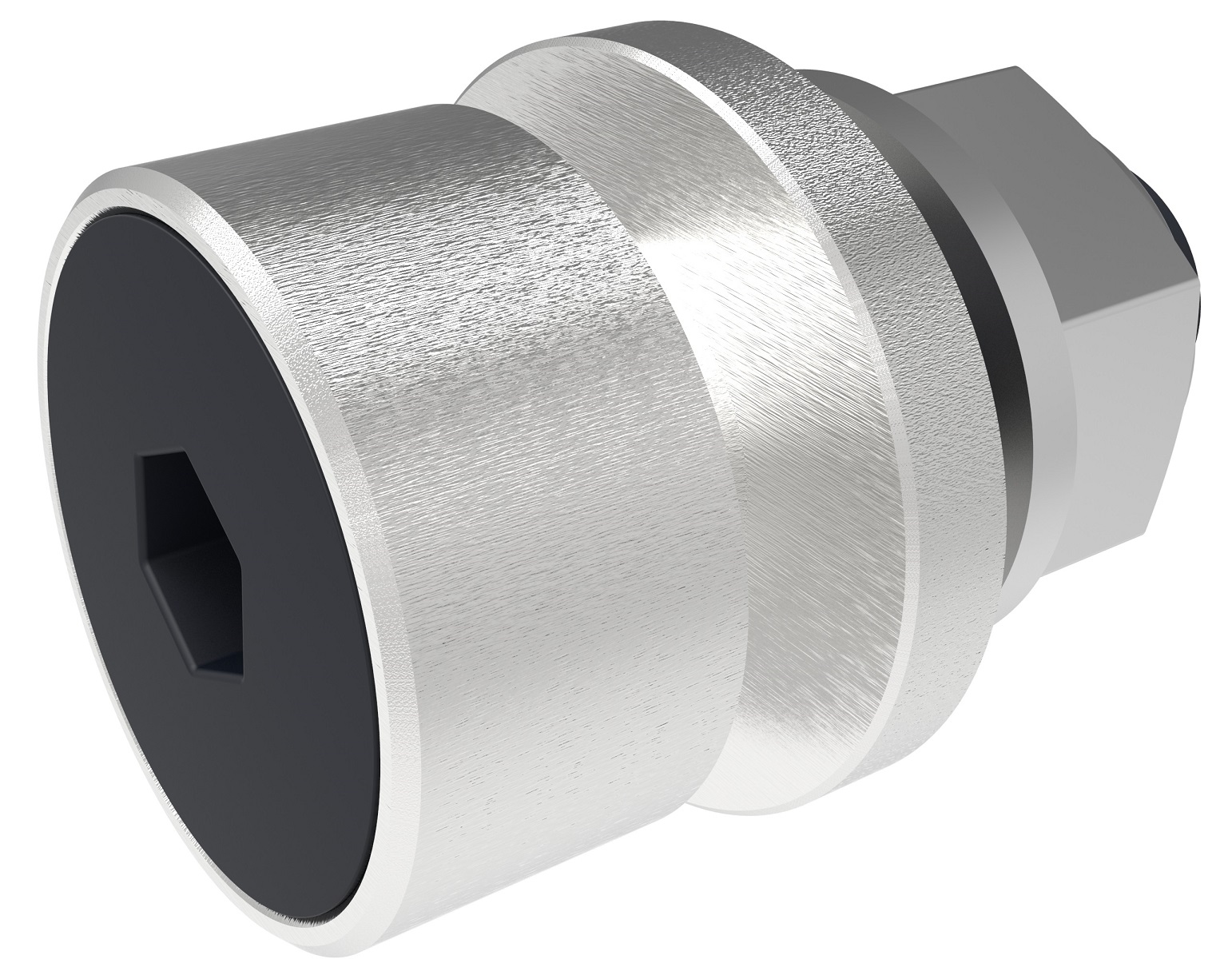 Three-point coupling bolt (1x) 15 mm + M8x30, ring and nut