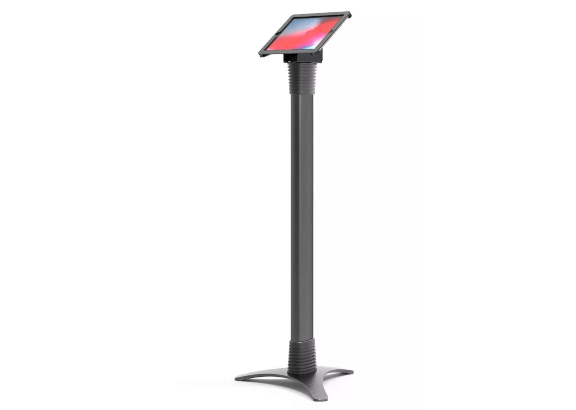MacLocks iPad 10,2 POS Enclosure Floor Stand - Axis Adjustable - Black