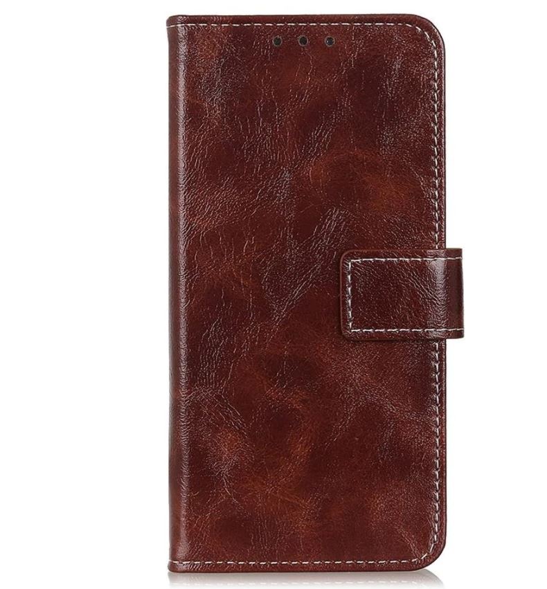 SAMSUNG GALAXY S20 FE / S20 FE (5G) SKINNENDE NEUTRALT LÆDER COVER M. PUNG - BRUN