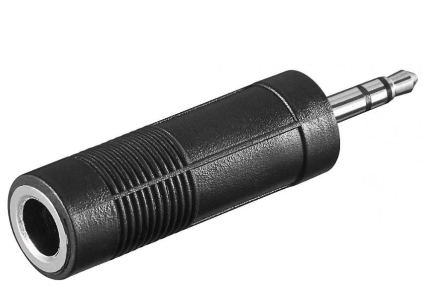 AUDIO ADAPTOR- JACK 6,3HUN - MINI JACK HAN