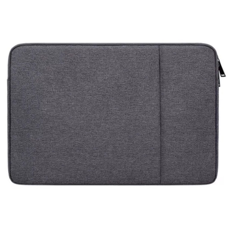 ***Foret sleeve med tilbehørslomme - 13,3" - 35 x 25 x 2,5 cm - Mørkegrå