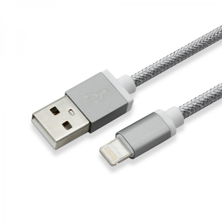 SBOX USB 2.0 -> 8-pin Lighting cable 1,5M GRÅ