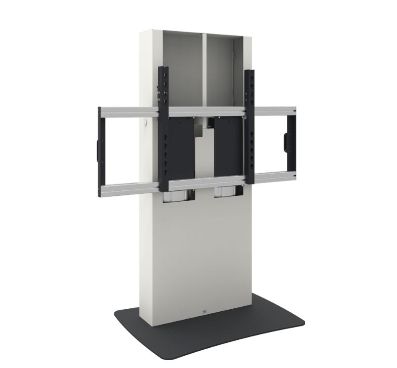 Business & VC stand, with electrical height adjustment, max 98 inch, 180 kg