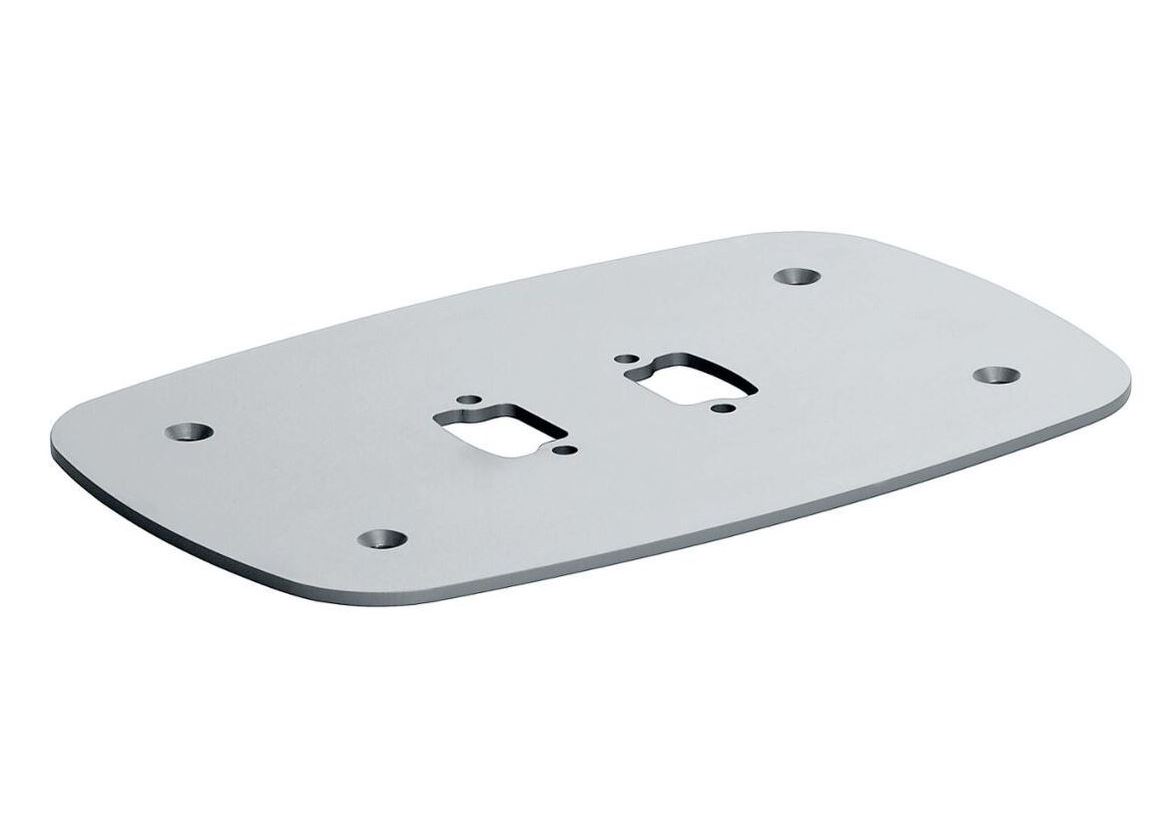 PFF 7060 FLOOR MOUNTING PLATE - SILVER