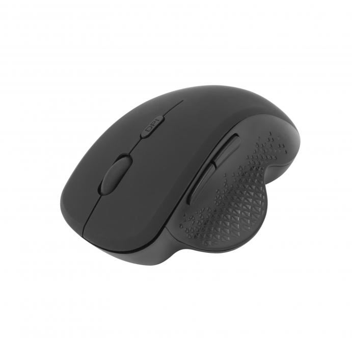 SBox ergonomisk trådløs mus - 1600 dpi - sort