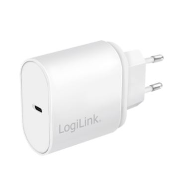 LogiLink oplader m. 1 x USB-C udgang - 20W / 3 Amp