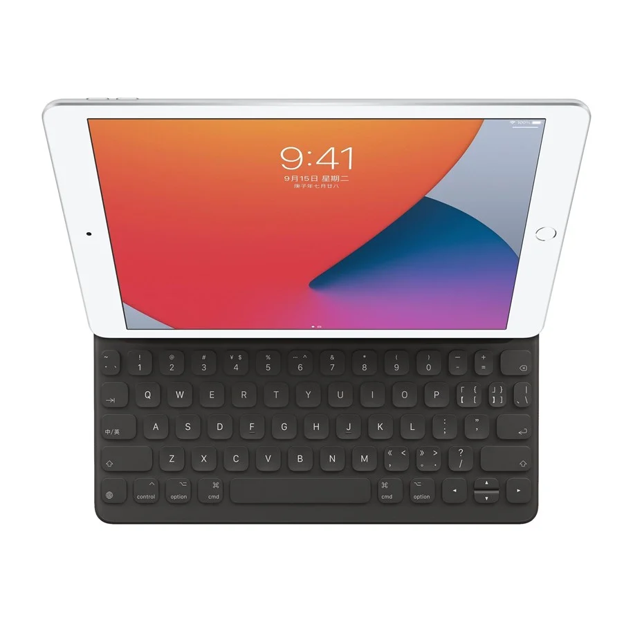 Apple Smart Keyboard for iPad (9th generation) - Tastatur & Folio sæt - Dansk - Sort