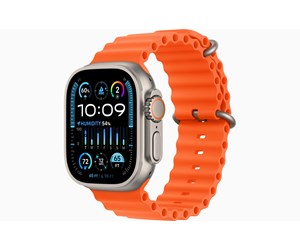 Apple Watch Ultra 2 GPS + Cellular 49mm - Titanium Case with Orange Ocean Band