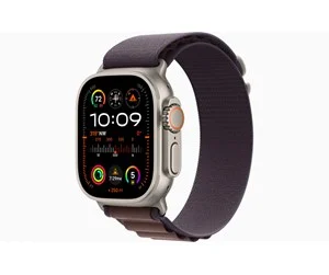 Apple Watch Ultra 2 GPS + Cellular 49mm - Titanium Case with Indigo Alpine Loop - Small