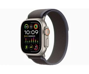 Apple Watch Ultra 2 GPS + Cellular 49mm - Titanium Case with Blue/Black Trail Loop - S/M