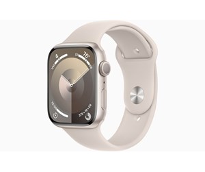 Apple Watch Series 9 GPS 45mm - Starlight Aluminium Case with Starlight Sport Band - S/M