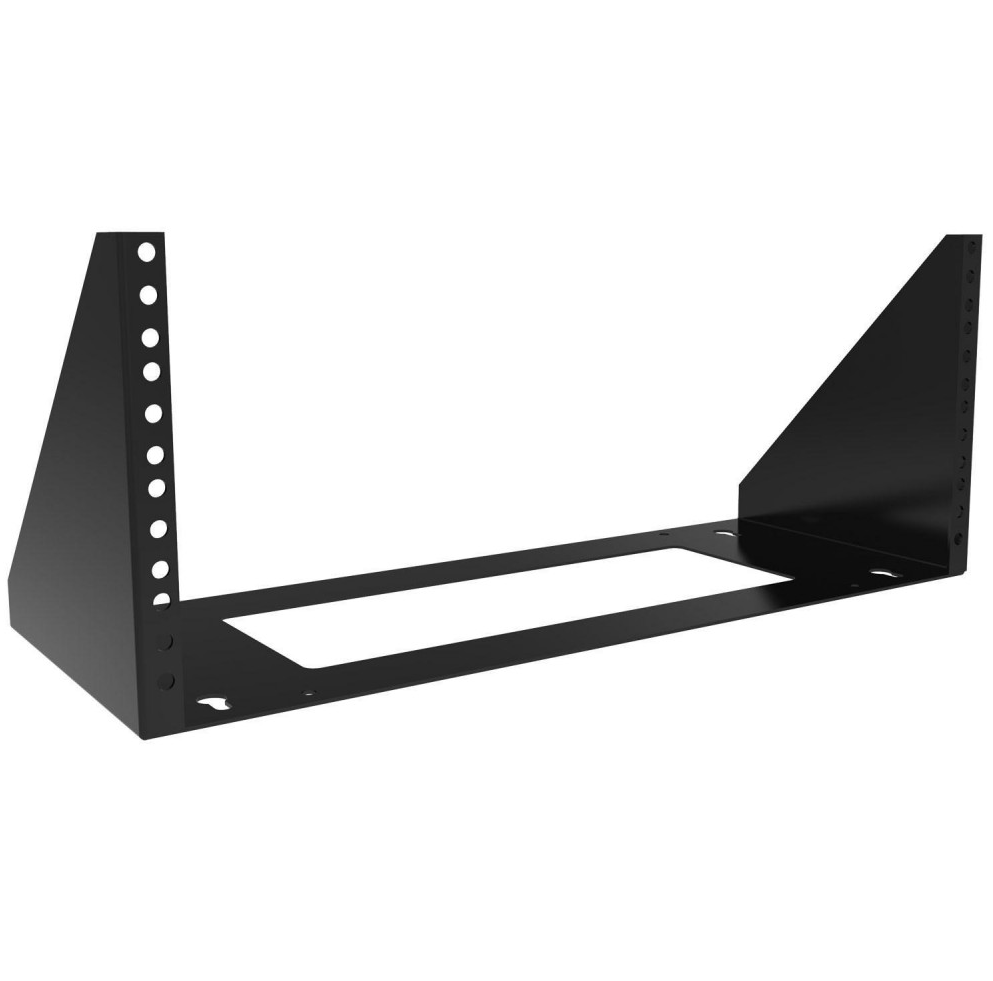 Techly Vertical Wall Mounting Bracket 19" 4U Black Easyline