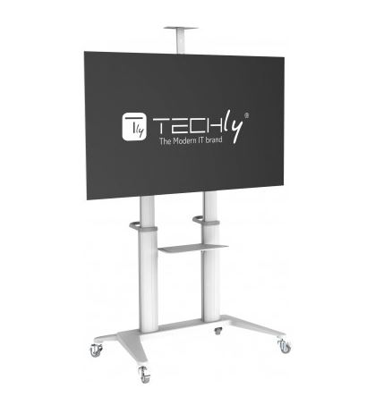 Trolley max. 140 kg. VESA 1000x600 WHITE