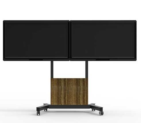 DIMASA Motoriseret trolley til 2 skærme - Op til 55" / 160 kg