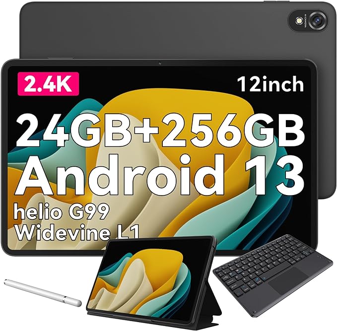 Blackview Tab 18 Tablets 12 Inch 256GB - Grey