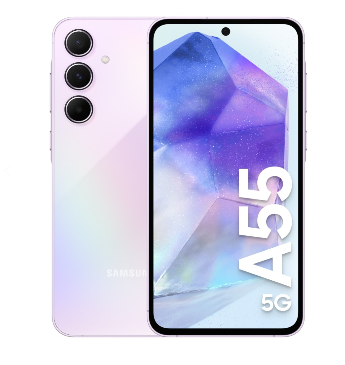 Samsung Galaxy A55 5G 256 GB, Awesome Lilac