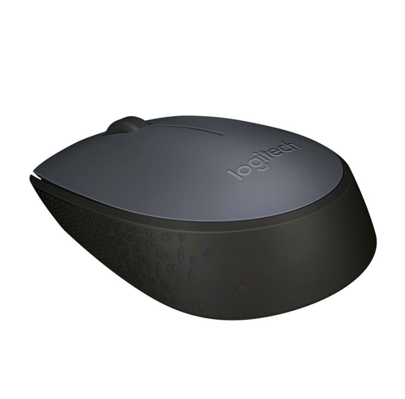 LogiTech M170 trådløs mus - sort / grå, 3 knaps, 1000 dpi