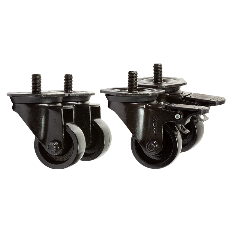 Castors for Canovate 19" cabinets, set of 4 pcs