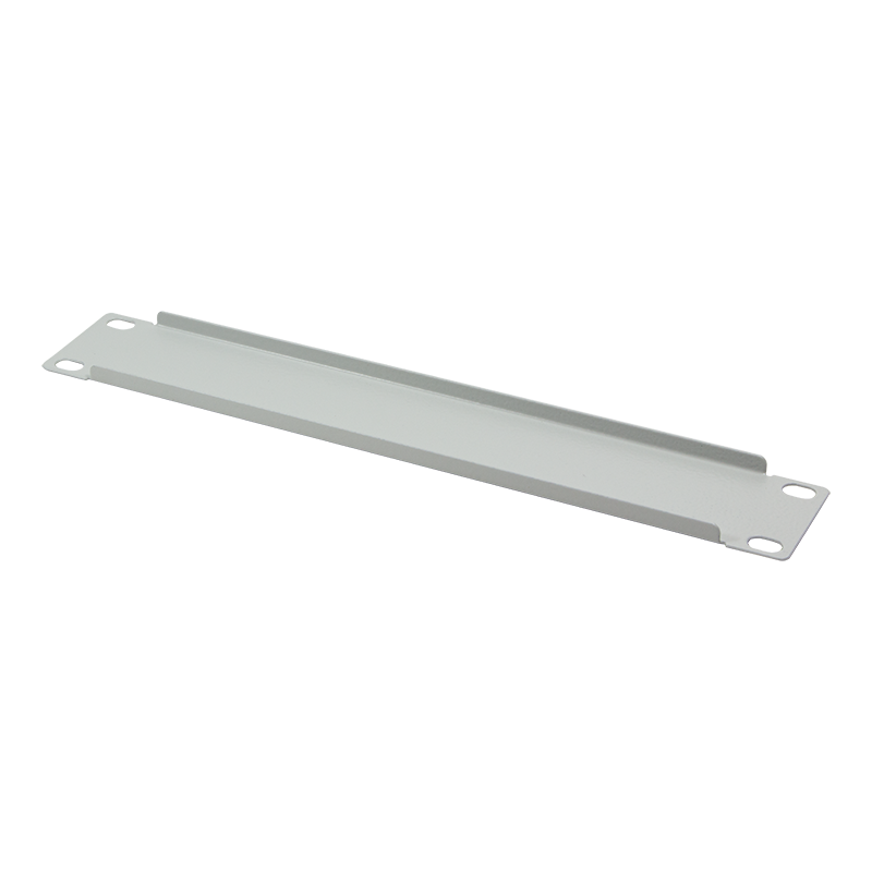 10" Blank Panel 1U, grey