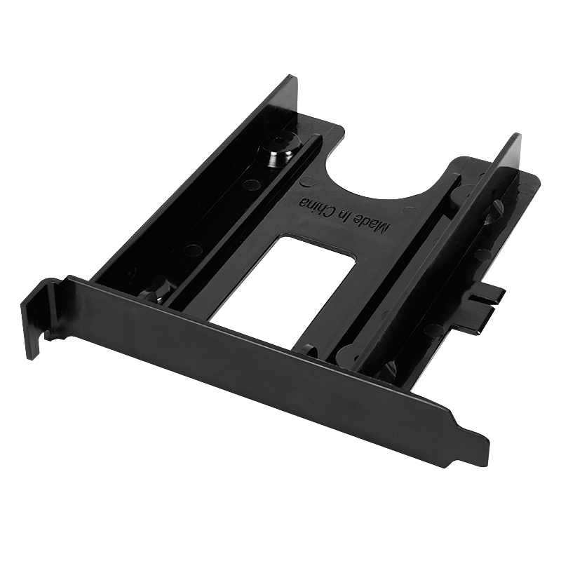 Slot mounting frame for a 2.5" HDD/SSD