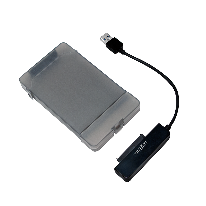 USB 3.0 to 2.5" SATA adapter with protective case