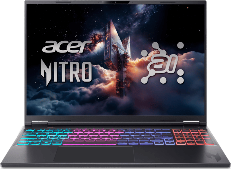 Acer Nitro 16S AI 16" Gamer Bærbar AMD Ryzen 7 NH.QZVED.003
