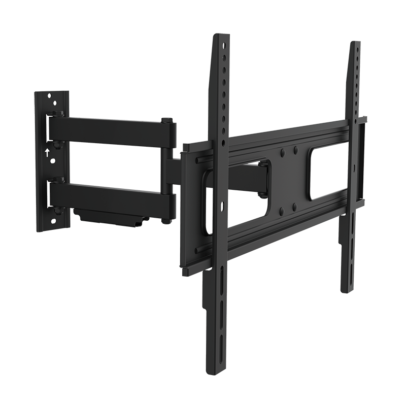 TV wall mount, tilt -20°/+10°, swivel -90°/90°, level adjust