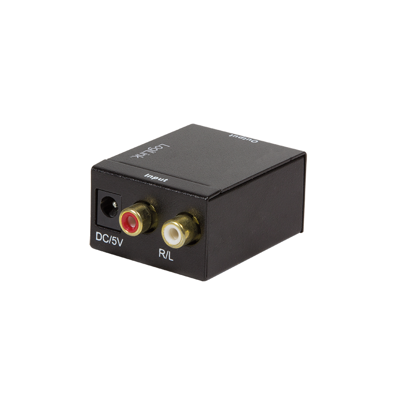 Analog L/R to digital coaxial and Toslink audio converter