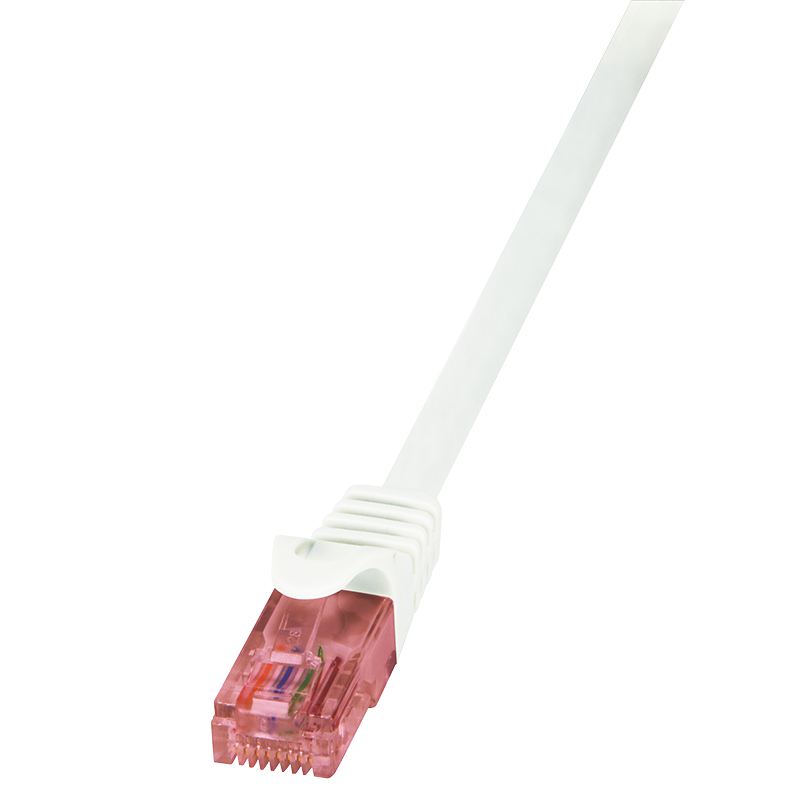 Patch cable Cat.6 U/UTP, PrimeLine, white, 5m