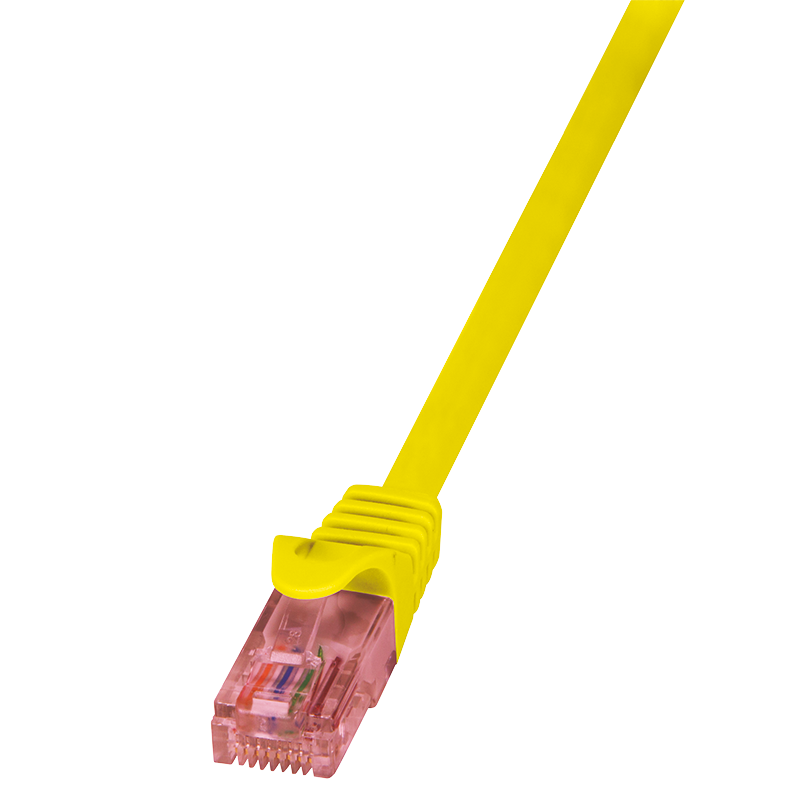 Patch cable Cat.6 U/UTP, PrimeLine, yellow, 10m