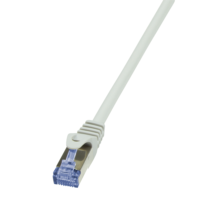 Patch Cable with Cat.7 raw cable, grey 20m