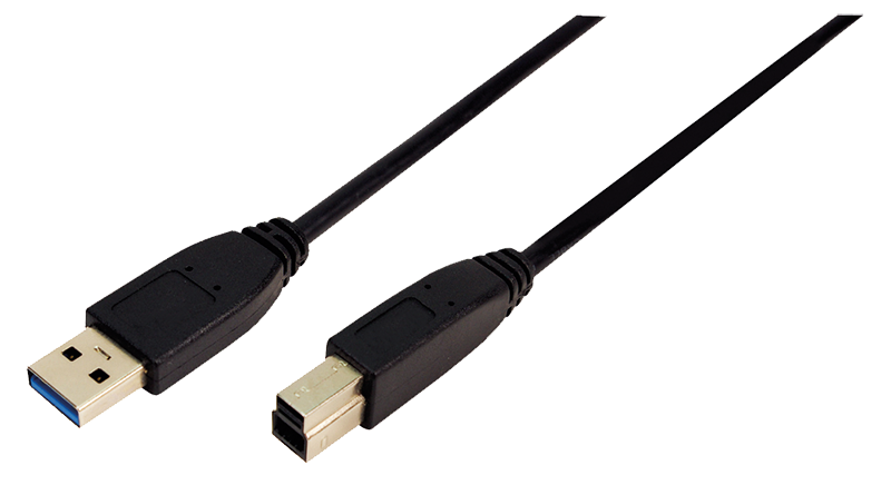 Cable USB 3.0 connection A->B 2x male, 3m