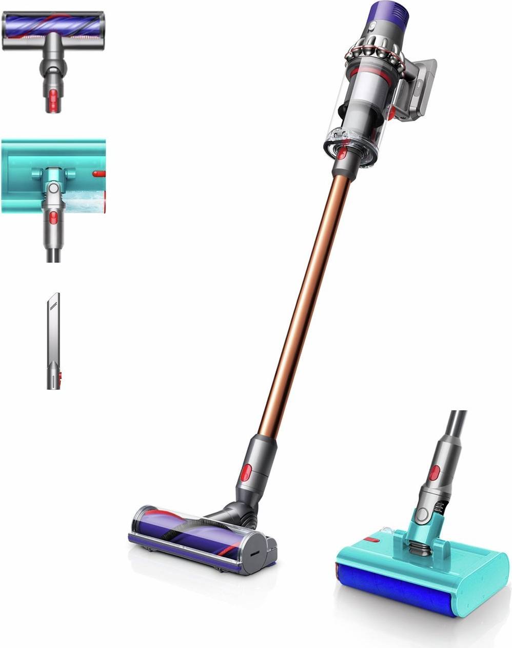 Dyson Cyclone V10 Submarine - Støvsuger - pind/håndholdt (2-i-1) - uden pose - ledningsfri