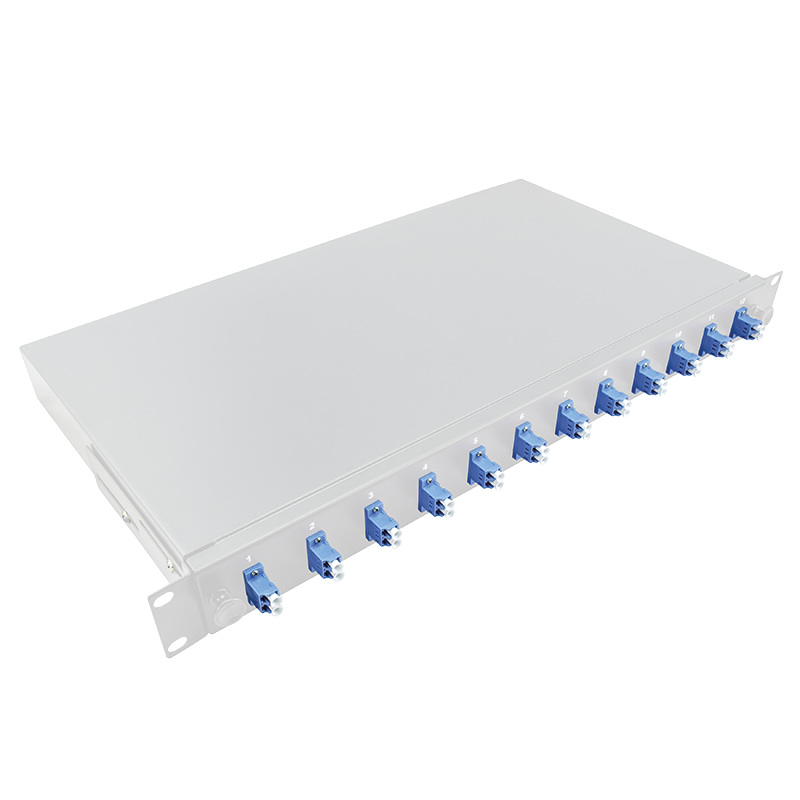 19" Fully loaded optical distribution frame (ODF) LC-DX 12 P