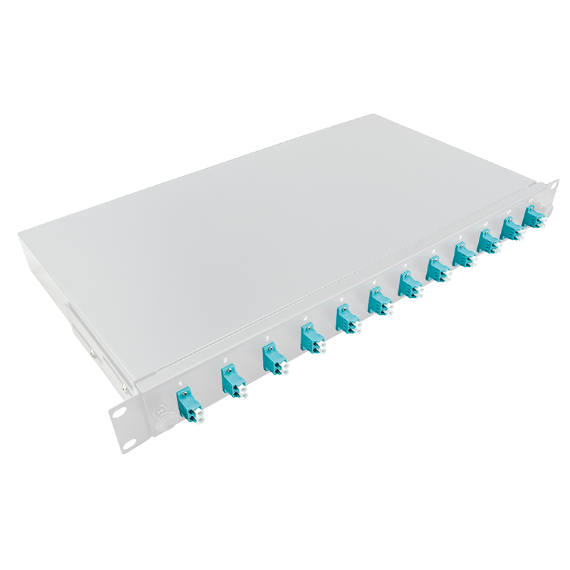 19" Fully loaded optical distribution frame (ODF) LC-DX 12 P