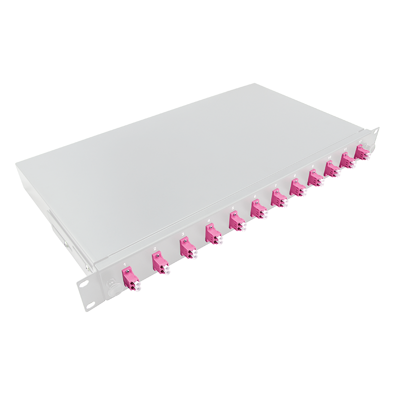 19" Fully loaded optical distribution frame (ODF) LC-DX 12 P