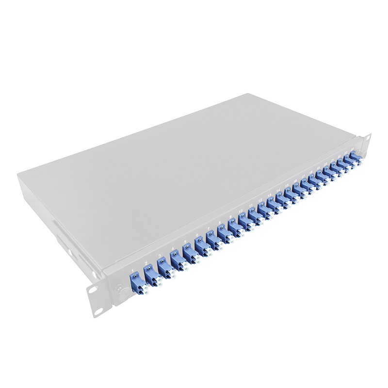 19" Fully loaded optical distribution frame (ODF) LC-DX 24 P