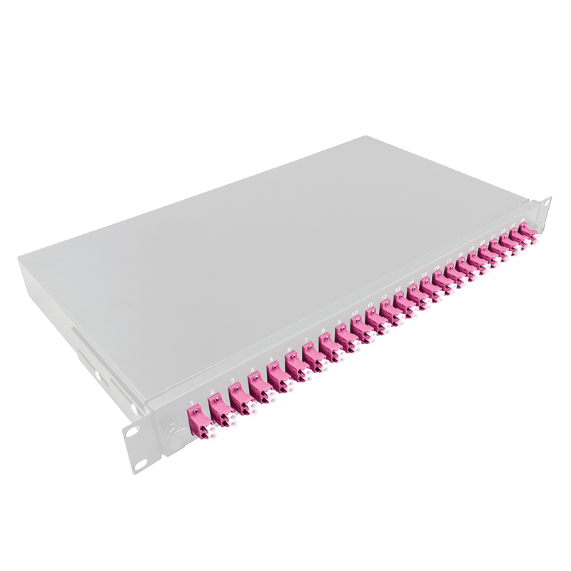 19" Fully loaded optical distribution frame (ODF) LC-DX 24 P