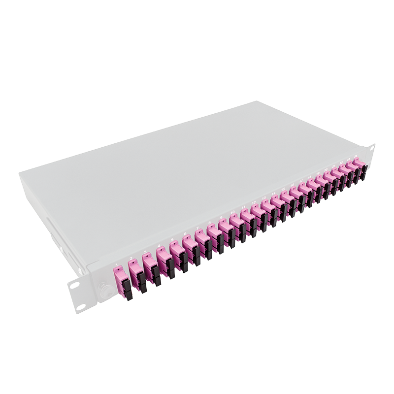 19" Fully loaded optical distribution frame (ODF) SC-DX 24 P