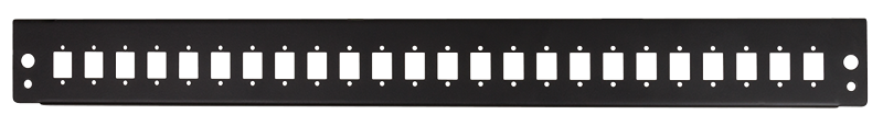 Front panel 24x LC-Duplex or SC-Simplex for 19" fiber optic
