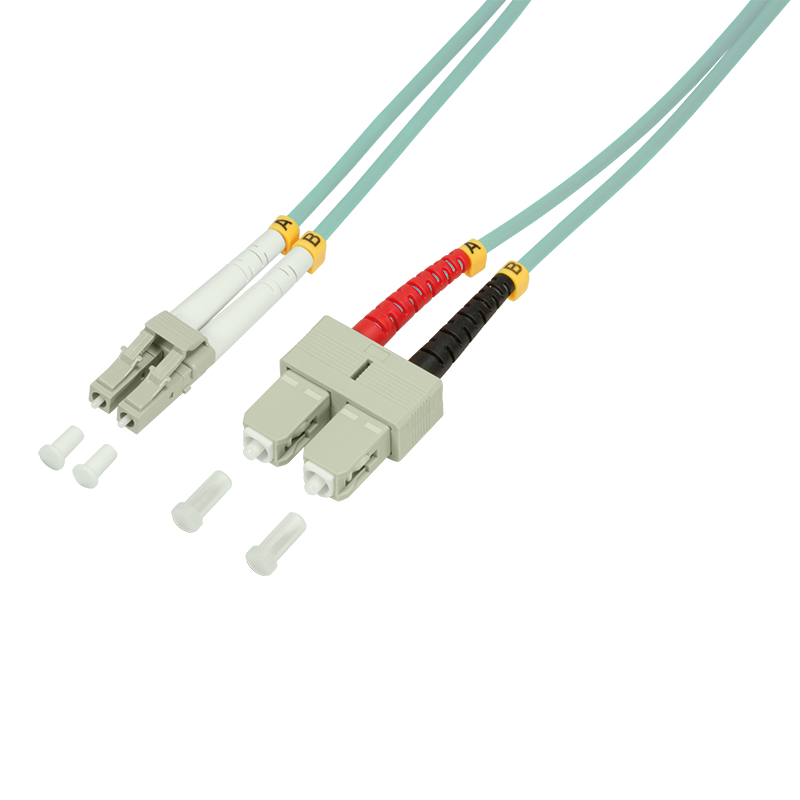 Fiber patch cord OM3 50/125µ LC-SC, 0,5m