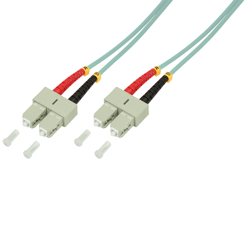 Fiber patch cord OM3 50/125µ Duplex SC-SC, 2m
