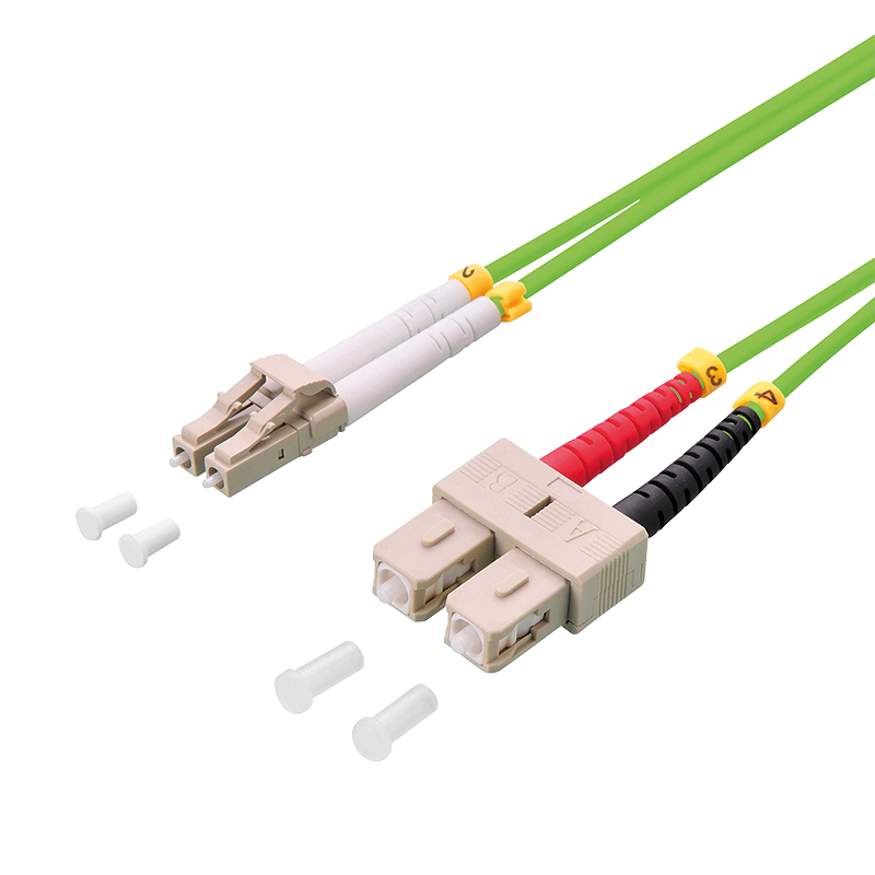 Fiber patch cord OM5 50/125µ Duplex LC-SC, 20m