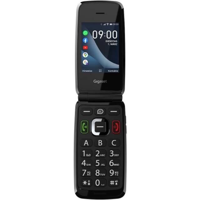 Gigaset GL7, Muslingeskal, Dual SIM, 7,11 cm (2.8"), 2 MP, 1400 mAh, Grå