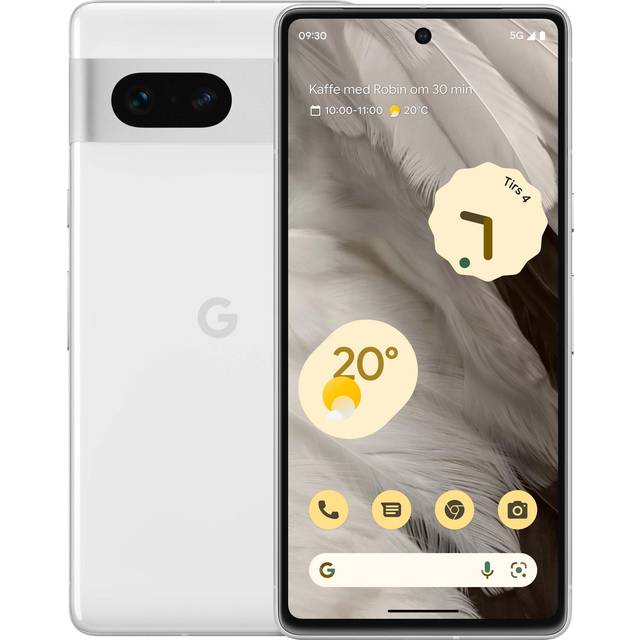 Google Pixel 7 - 5G smartphone - dual-SIM - RAM 8 GB / Intern hukommelse 128 GB - Citrongræs