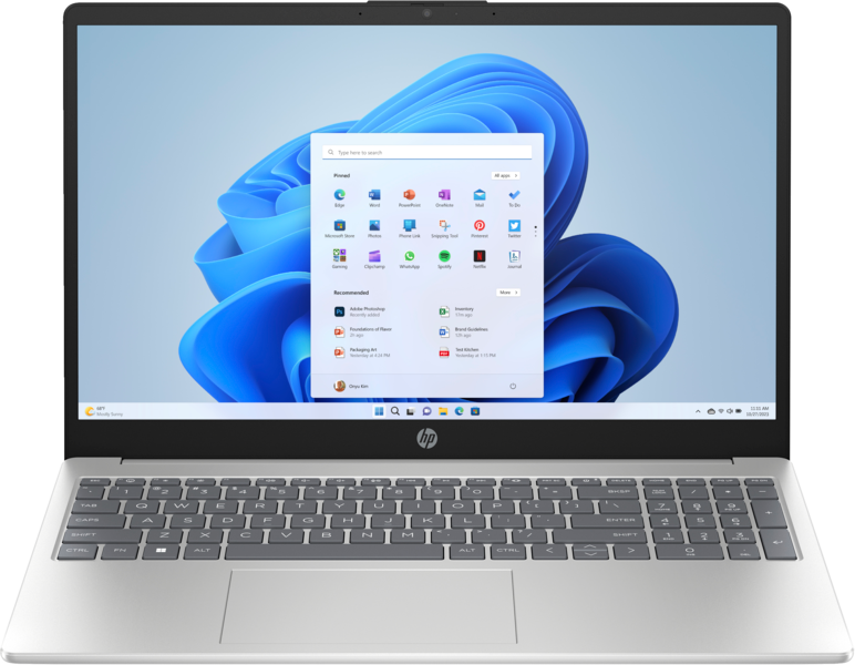 HP - Laptop 15-fc0006no AMD Ryzen 5 7520U 15.6" FHD SVA 16GB 512GB UMA 3 Cells W11H